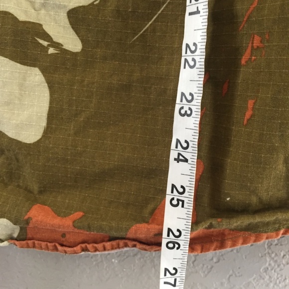 Blvck Scvle Green/orange Button Up Shirt SZ Large - Picture 7 of 10